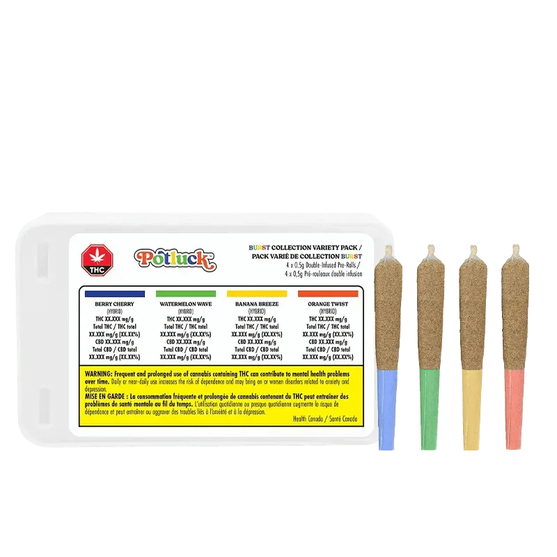 Burst Collection Infused and Kief Coated By Potluck
