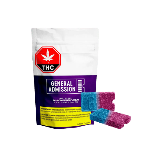Blackberry Acai With THC and CBN By General Admission (I)
