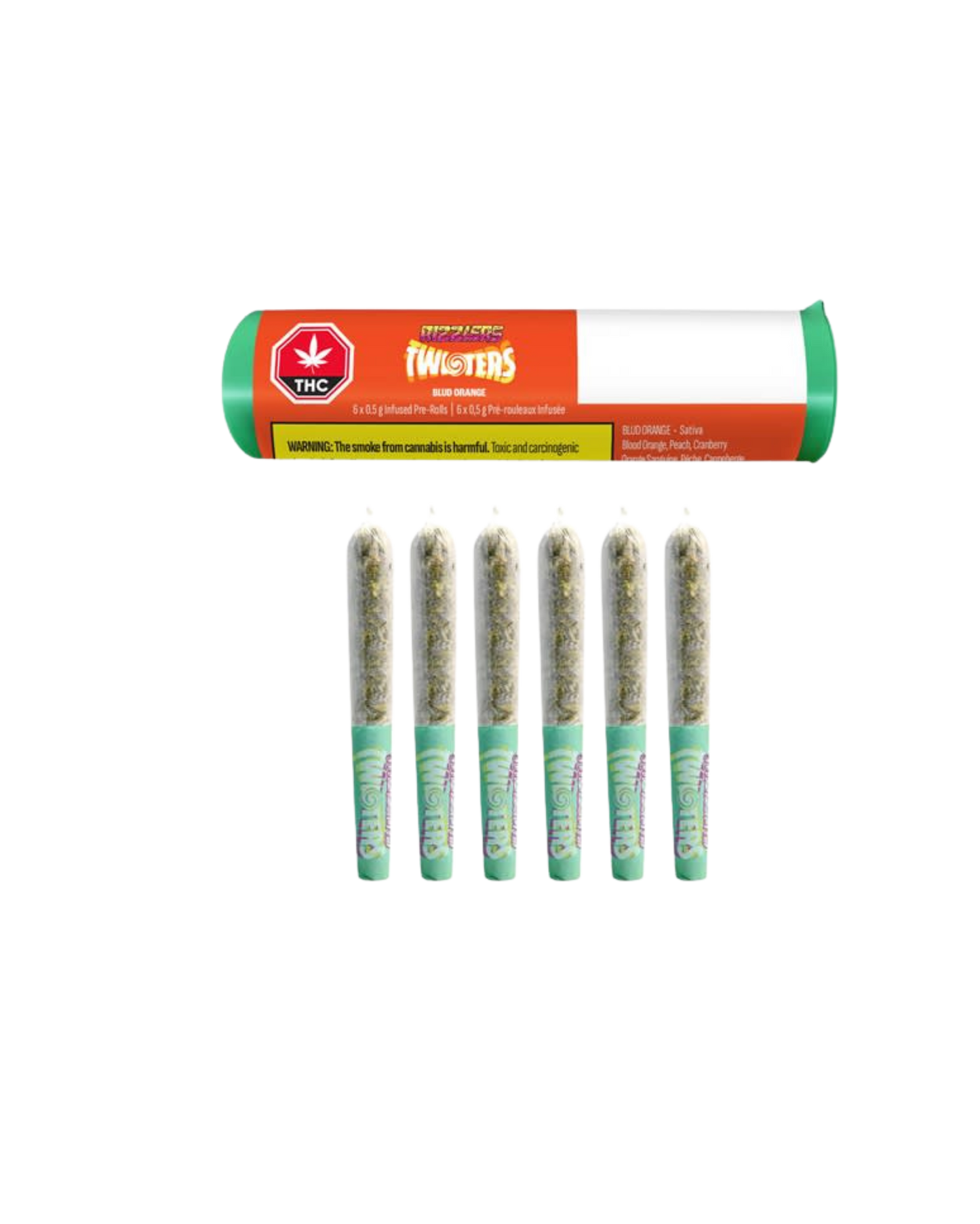 Blud Orange Distillate Infused By Rizzlers