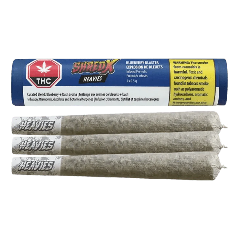 Blueberry Blaster Heavies Distillate Infused By Shred X