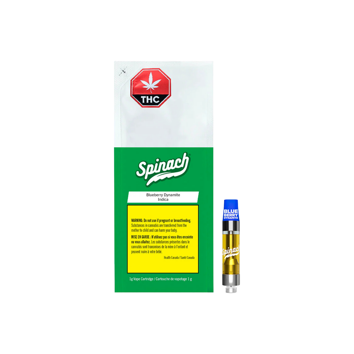 Blueberry Dynamite By Spinach (I) Vape Cartridges
