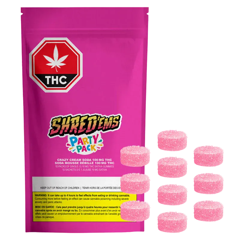Crazy Cream Soda MAX10 Party Pack By Shred’ems (S)