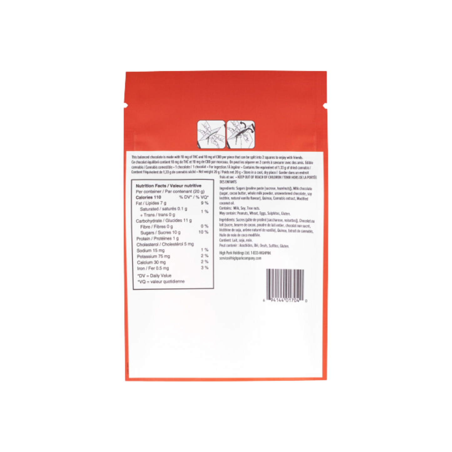 Crunchy Praline Balanced Chocolate By Chowie Wowie