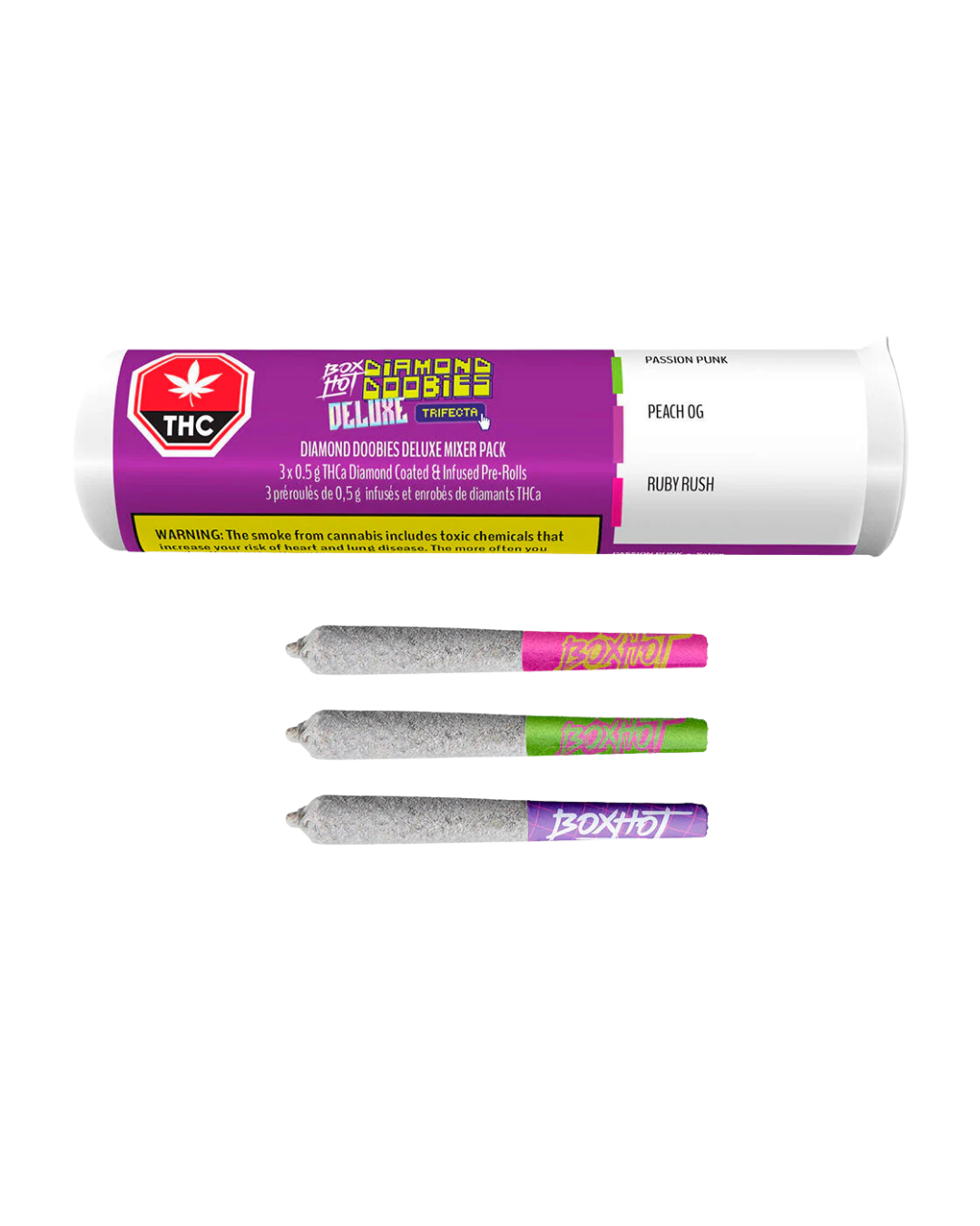 Diamond Doobies - Deluxe Trifecta Liquid Diamonds and Diamonds dusted By Boxhot