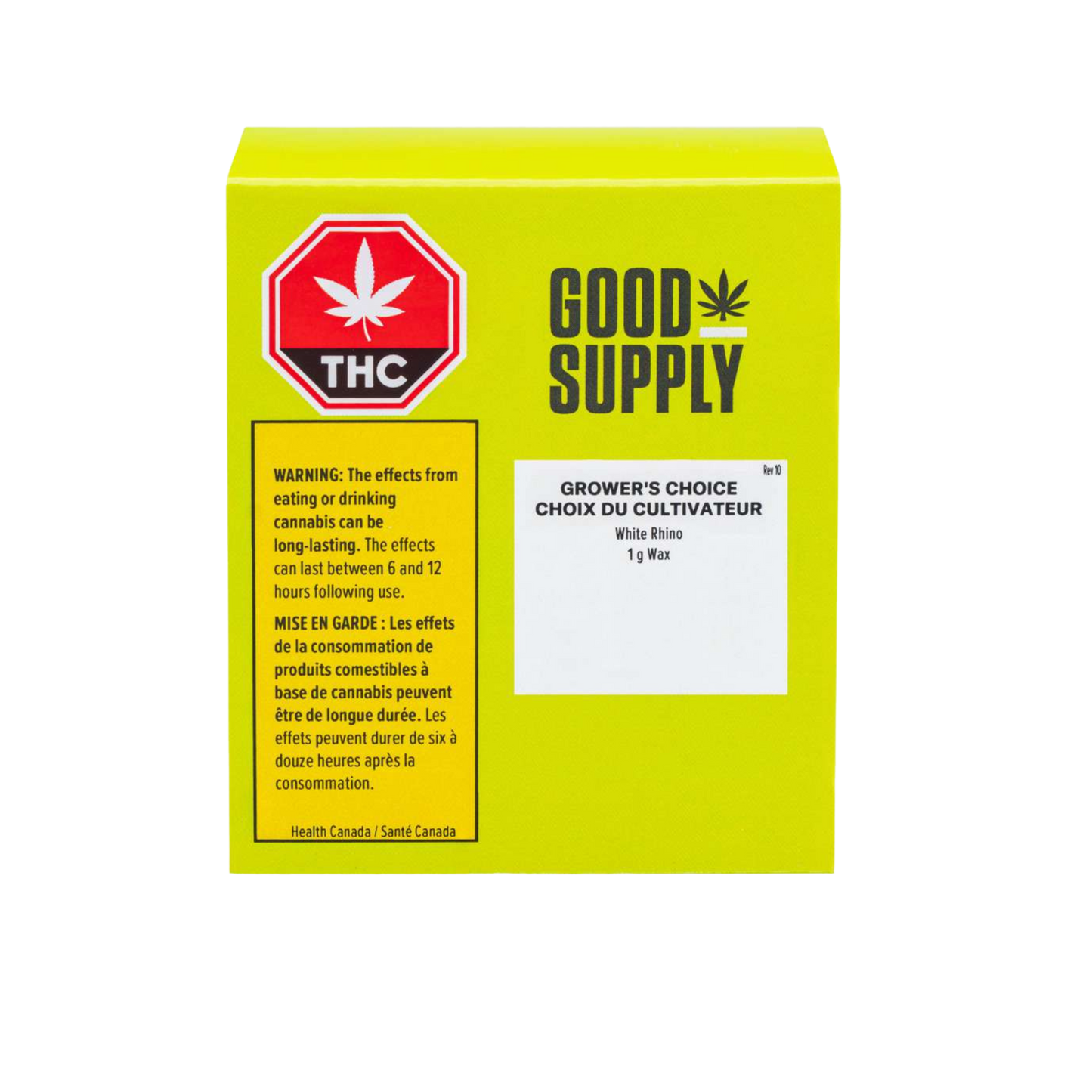 Grower's Choice Wax White Rhino Indica by Good Supply