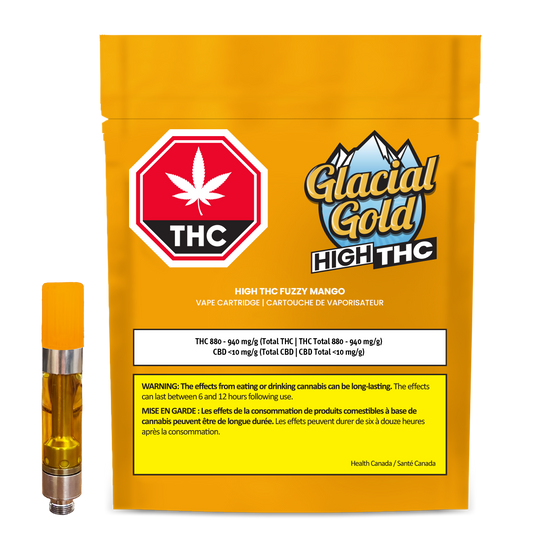 HIGH THC Fuzzy Mango By Glacial Gold (H)