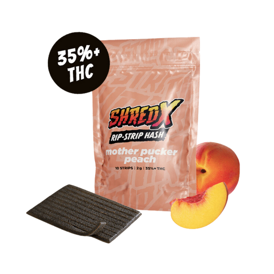 Hash Strips Mother Pucker Peach By Shred X (I)