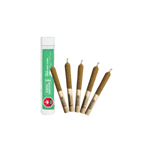 High Key Kiwi Distillate and Kief Coated By Gen. Adm.