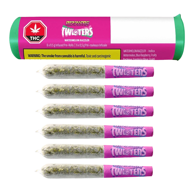 Watermelon Razzler Distillate Infused By Rizzlers