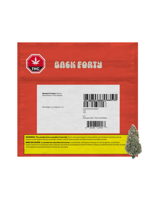 Mandarin Cookies By Back Forty 7g