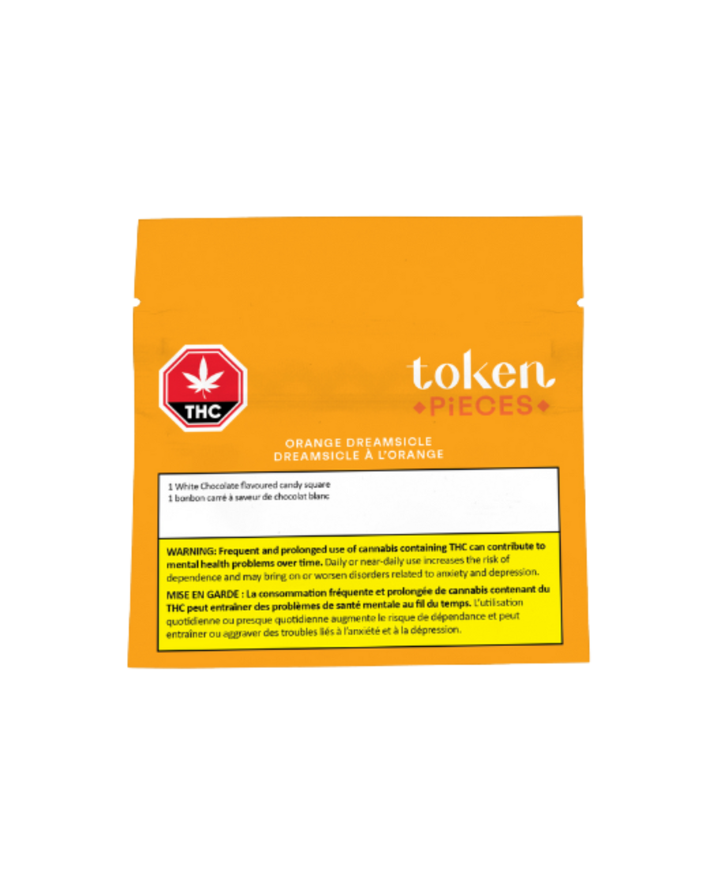 ORANGE DREAMSICLE Chocolate By Token Pieces (H)