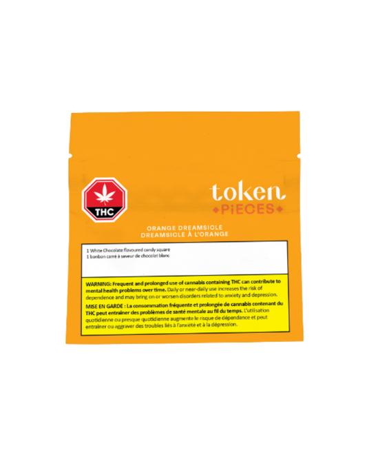 ORANGE DREAMSICLE Chocolate By Token Pieces (H)