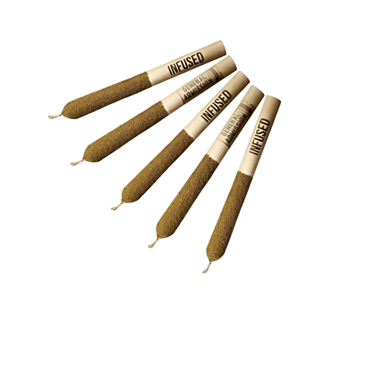 Passion fruit dream distillate and kief coated 5 x 0.5g by Gen. Adm