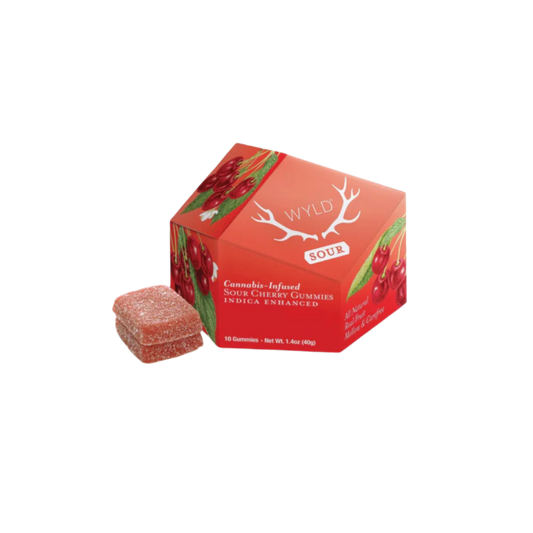 Sour Cherry Real Fruit Gummies by Wyld (S)