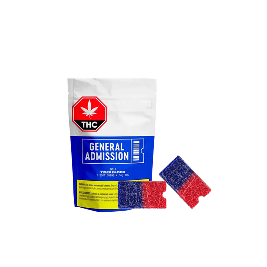 Tiger Blood Soft Chews By General Admission (I)