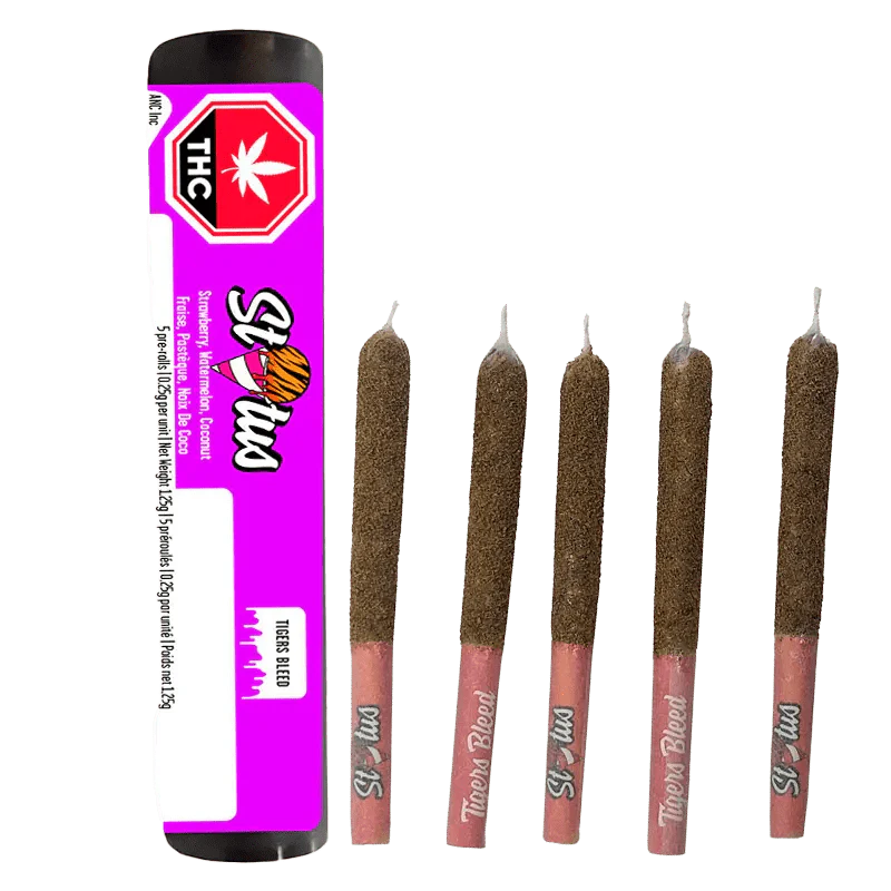 Tigers Bleed Liquid Diamond Infused Kief Coated By Status