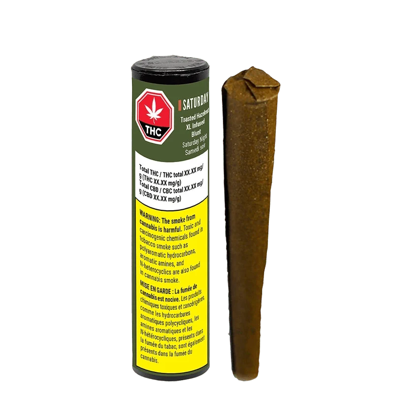 Toasted Hazelnut XL Distillate Infused Blunt By Saturday