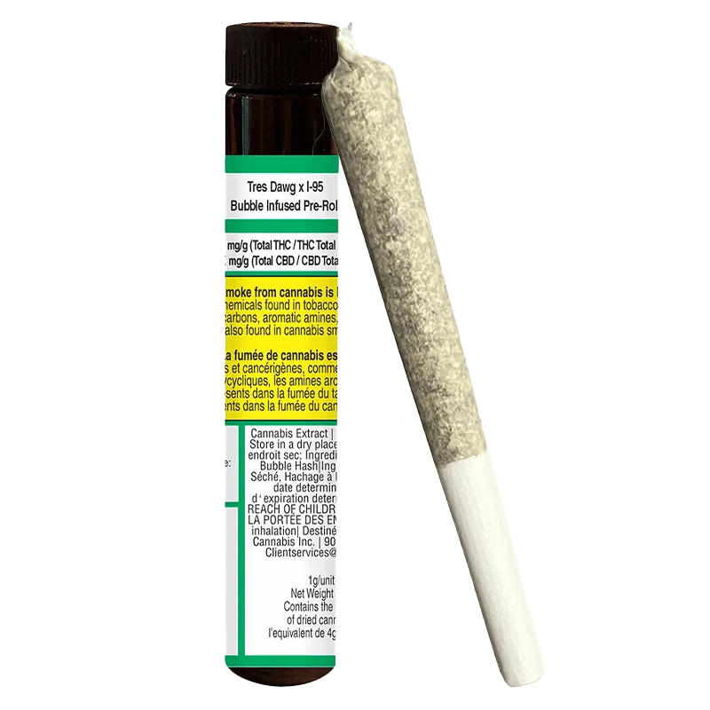 Tres Dawg x 1-95 Bubble Hash Infused By Truro