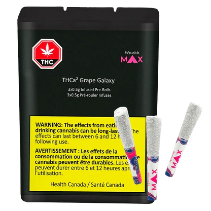 THCa Grape Galaxy Liquid Diamonds Infused By Weed Me Max