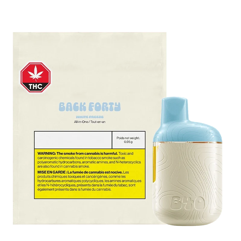 White Freeze By Back Forty (S)