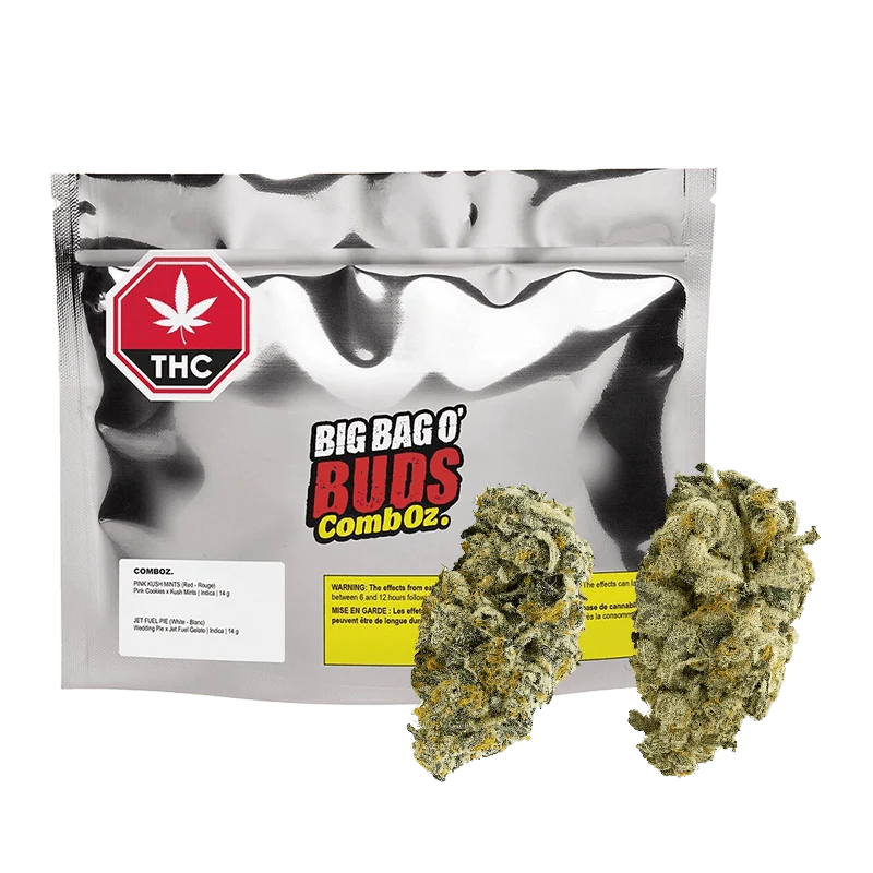 Pink Kush Mints + Jet Fuel Pie Comboz By Big Bag of Buds