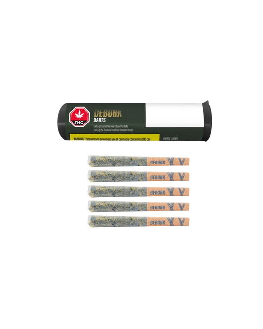 24K Gold Darts Crushed Diamonds Infused By Debunk