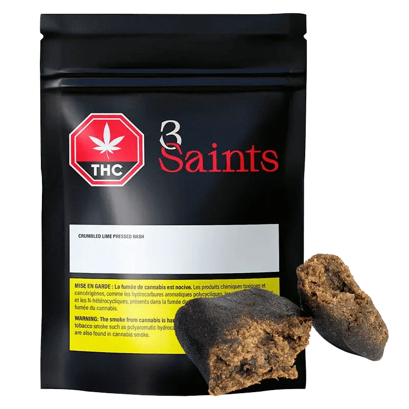 Crumbled Lime Pressed Hash By 3Saints (S)