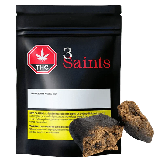 Crumbled Lime Pressed Hash By 3Saints (S)