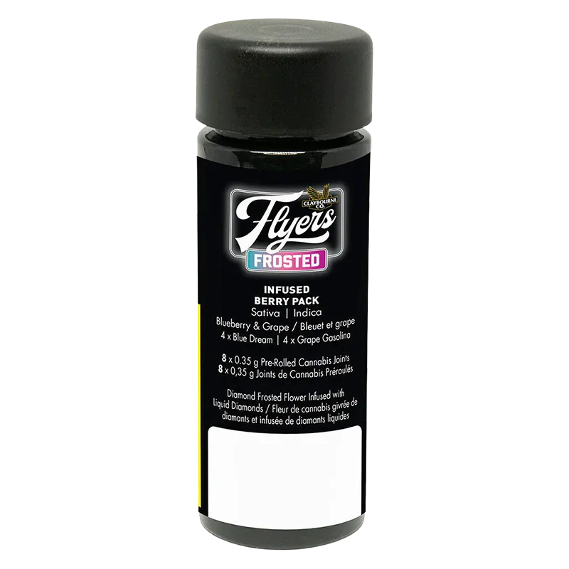 Frosted Flyers Berry Pack Liquid Diamond And Diamond dust Infused By Clayborne