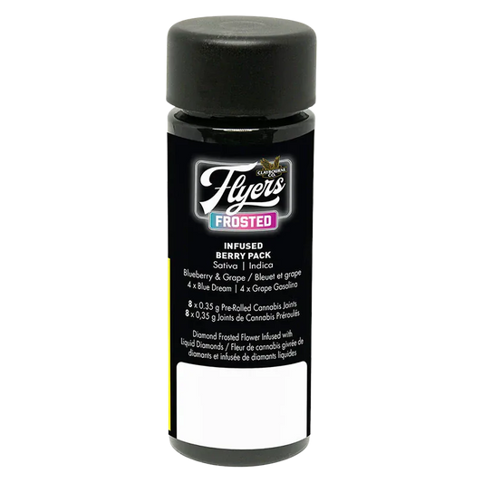 Frosted Flyers Berry Pack Liquid Diamond And Diamond dust Infused By Clayborne