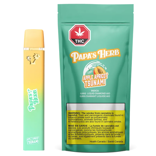 Apple Apricot Tsunami Liquid Diamond By Papa's Herb (I)