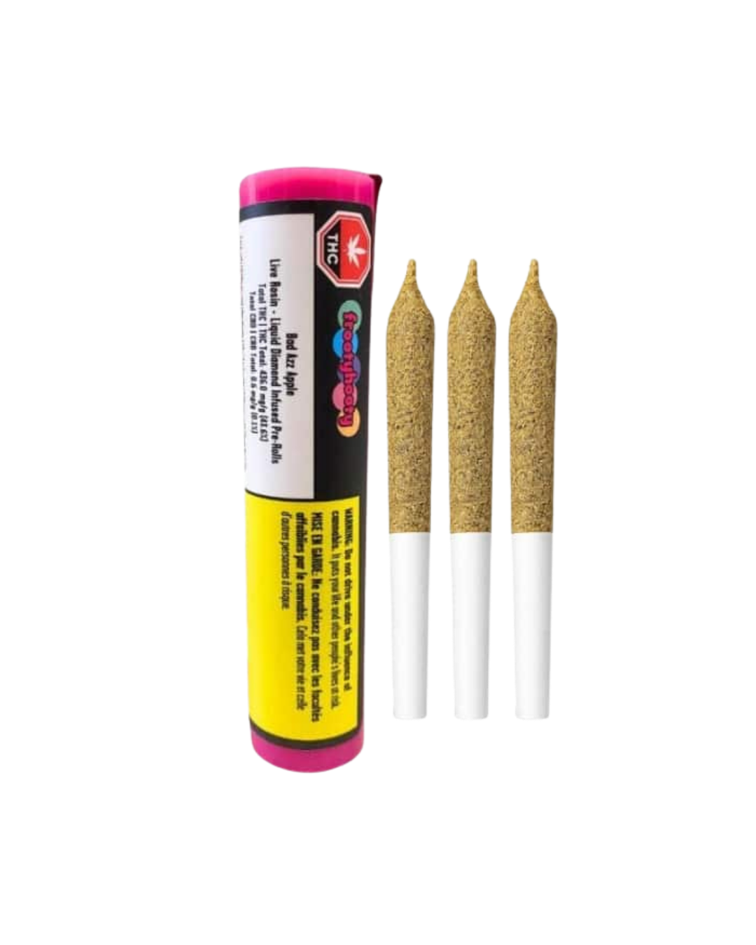Bad Azz Apple Liquid Diamond & Live Rosin Kief Coated By frootyhooty