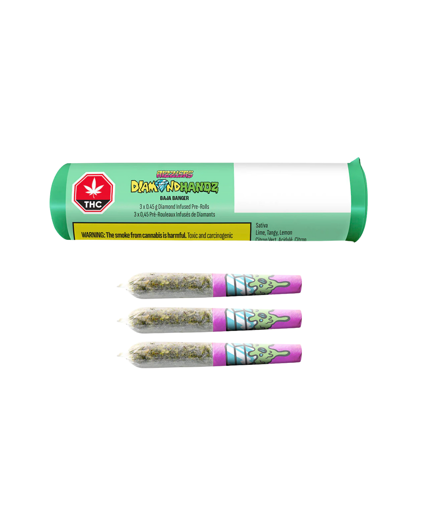 Baja Banger liquid diamond and distillate Infused By Rizzlers