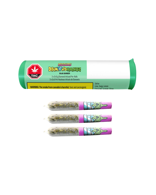 Baja Banger liquid diamond and distillate Infused By Rizzlers