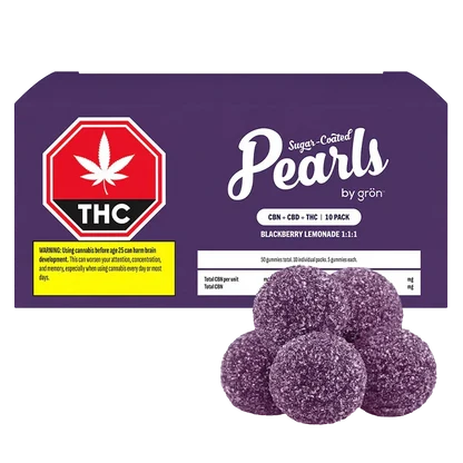 Blackberry Lemonade 1:1:1 CBN/CBD/THC (10PACK)Pearls by gron (H)