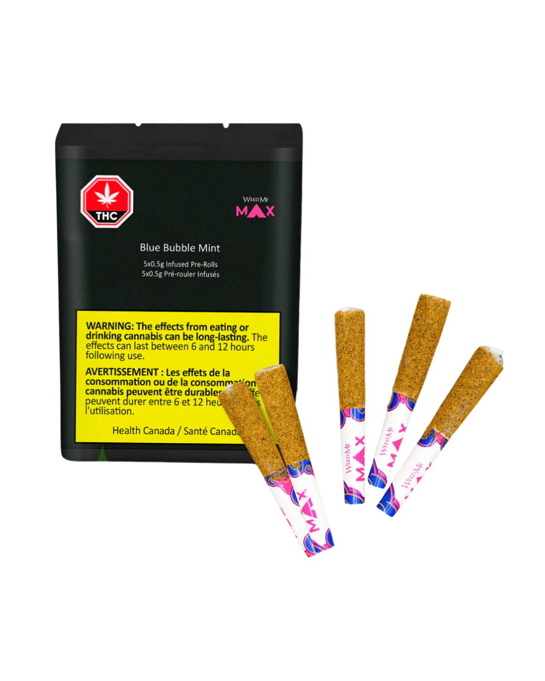 Blue Bubbles Kief coated By Weed Me Max