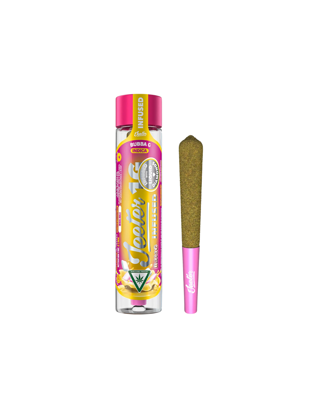 Bubba G Liquid Diamonds and Kief Coated Infused By Jeeter