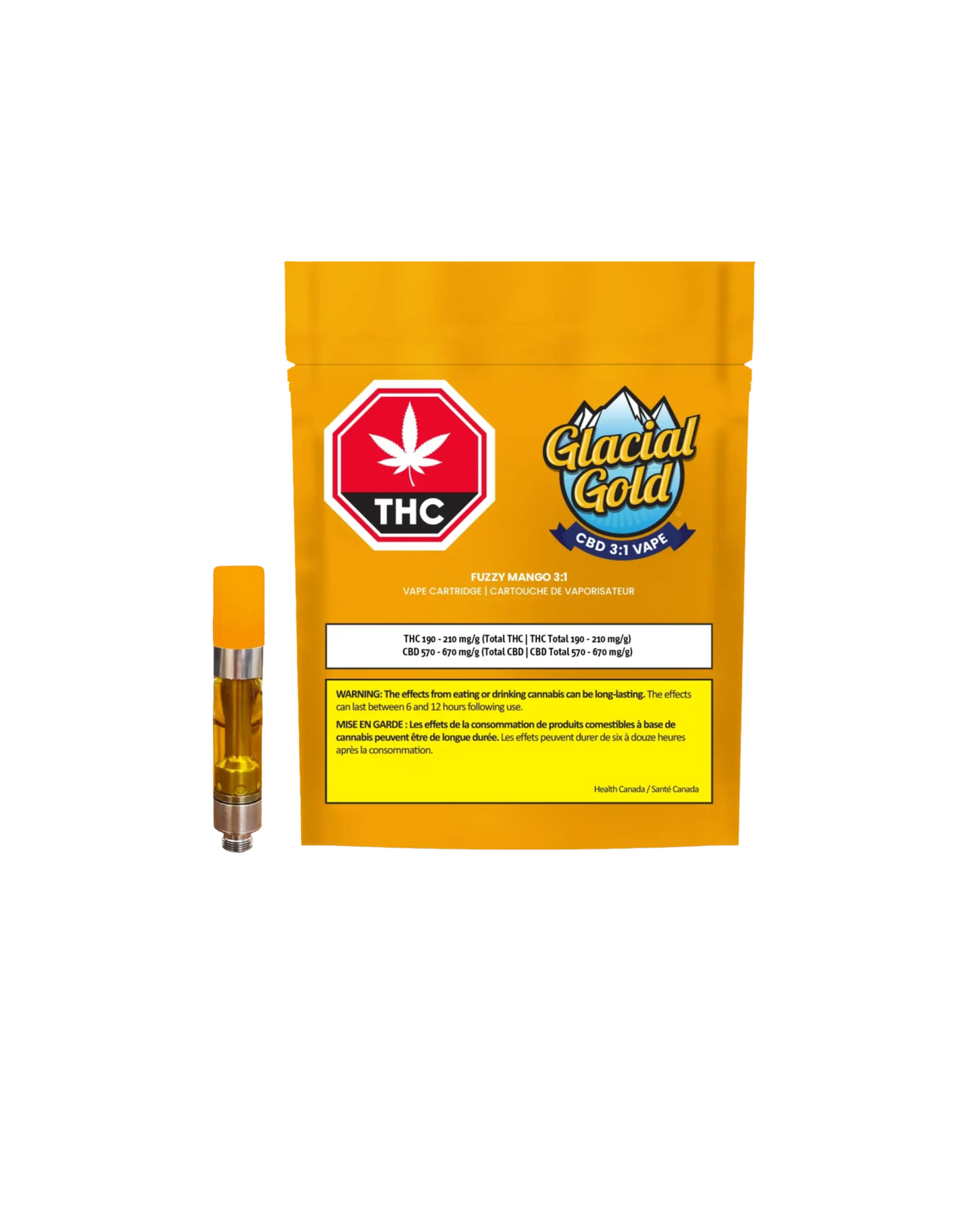 CBD 3:1 Fuzzy Mango By Glacial Gold (H)