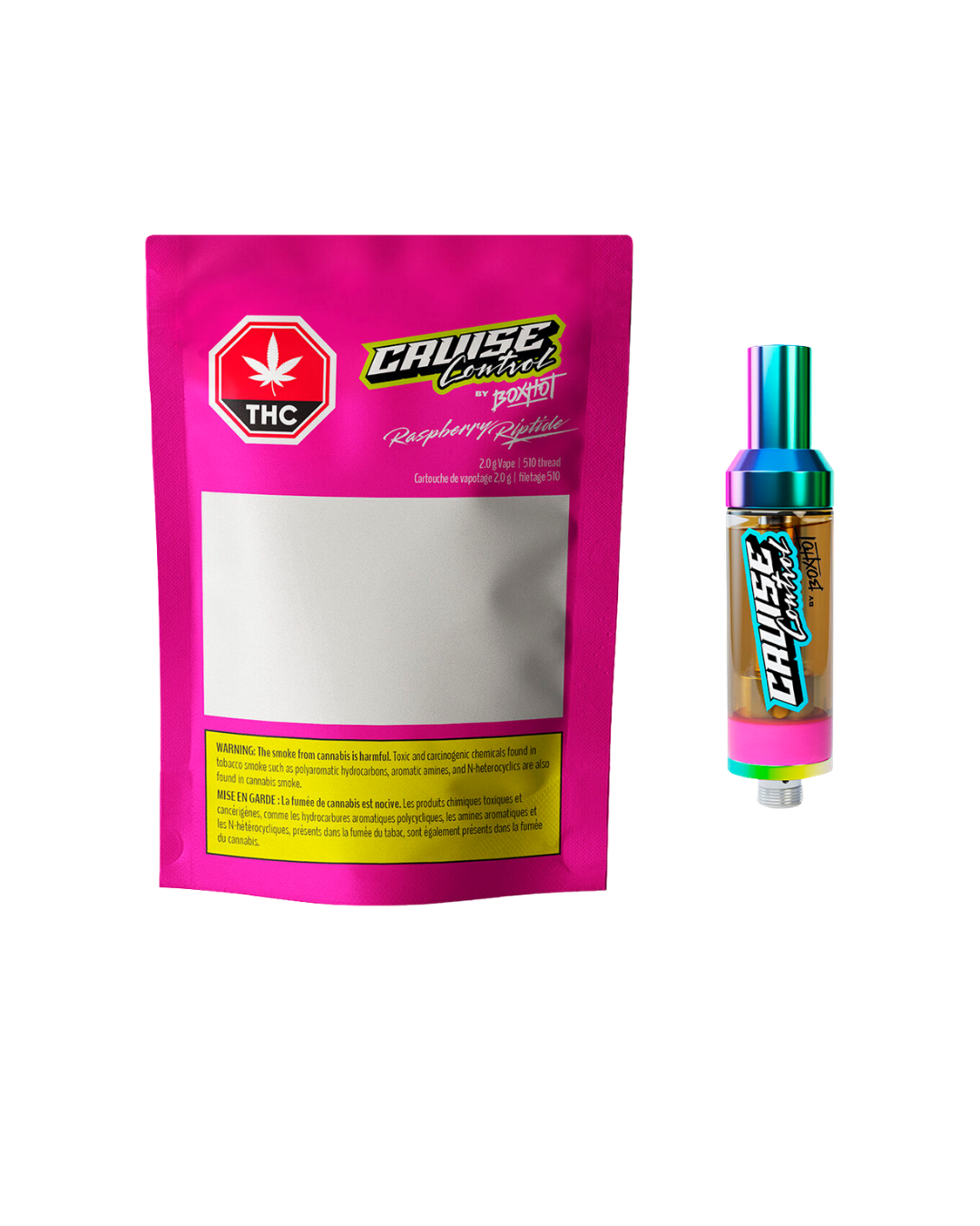 Cruise Control Raspberry Riptide THC + CBD By Boxhot (S)