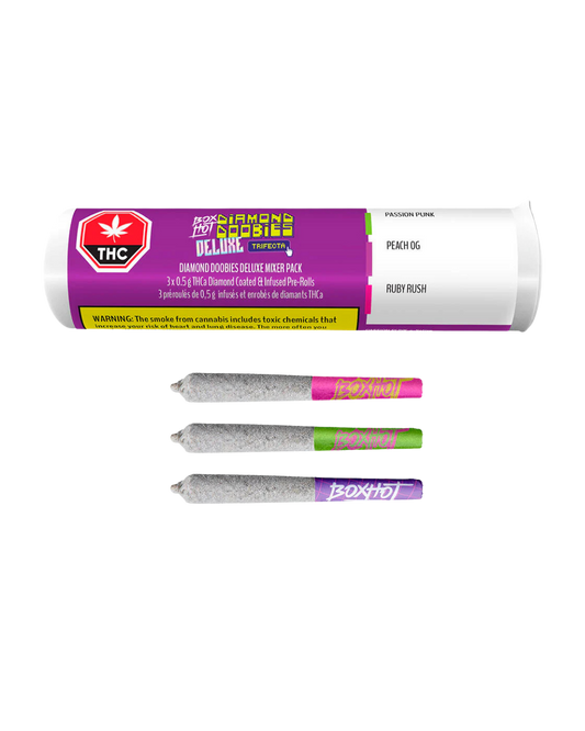 Diamond Doobies - Deluxe Trifecta Liquid Diamonds and Diamonds dusted By Boxhot