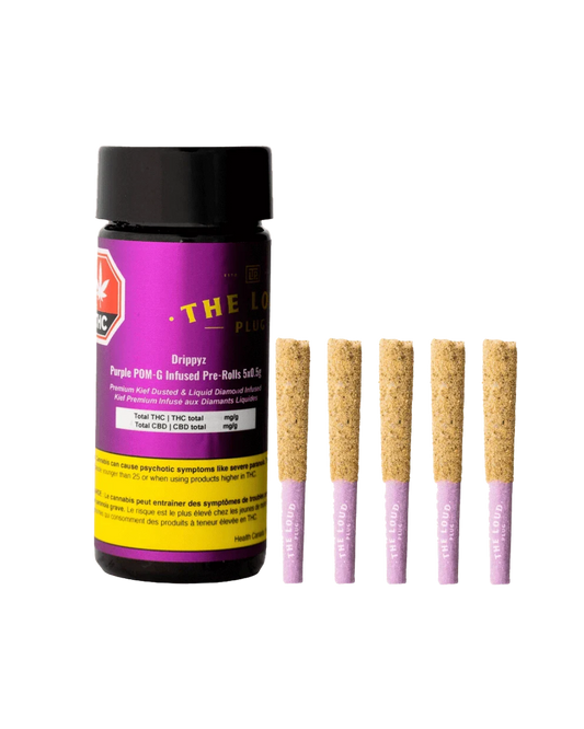 Drippyz Purple Pom-G Liquid Diamonds & Kief Infused By The Loug Plug