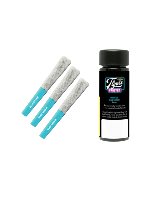 Frosted Flyers Blue Dream Liquid Diamond And Diamond dust Infused By Clayborne