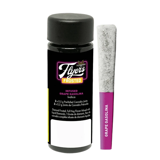 Frosted Flyers Grape Gasolina Liquid Diamond And Diamond dust Infused By Clayborne