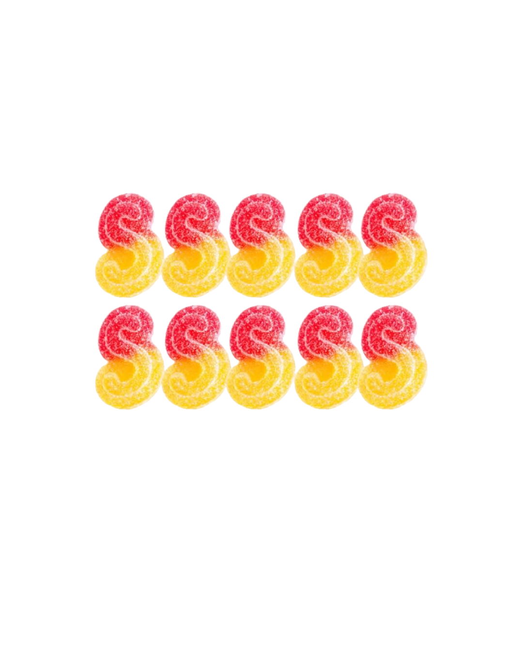 Fully Blasted Strawberry Mango Gummies - 10 Pack By Spinach Sourz (S)
