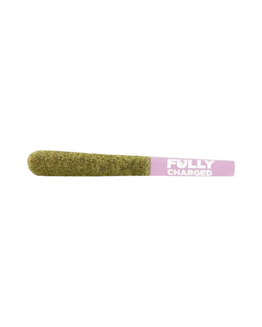 Fully Charged Cherry Crush Liquid Diamond and Kief Coated By Spinach
