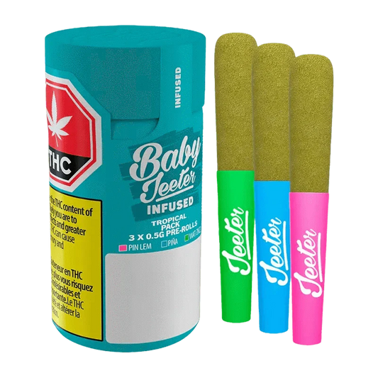Baby Jeeter Tropical Pack Liquid Diamonds Infused By Jeeter