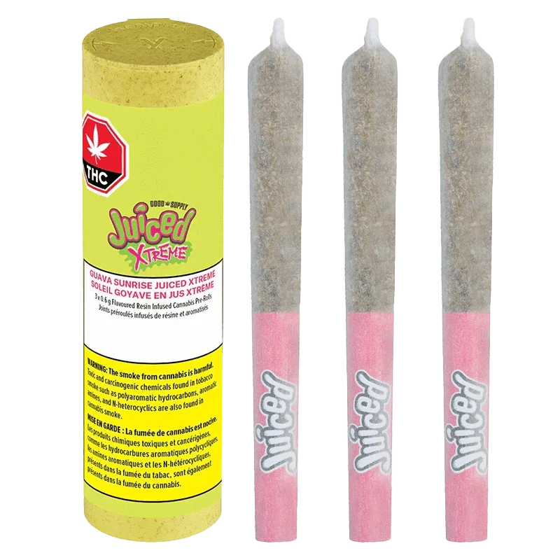 Guava Sunrise Juiced Xtreme Resin And Kief Coated By Good Supply