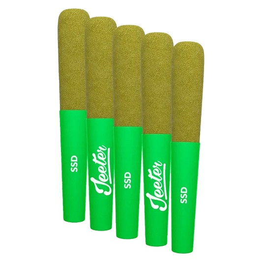 Baby Jeeter Strawberry Sour Liquid Diamonds and Kief Coated Infused By Jeeter
