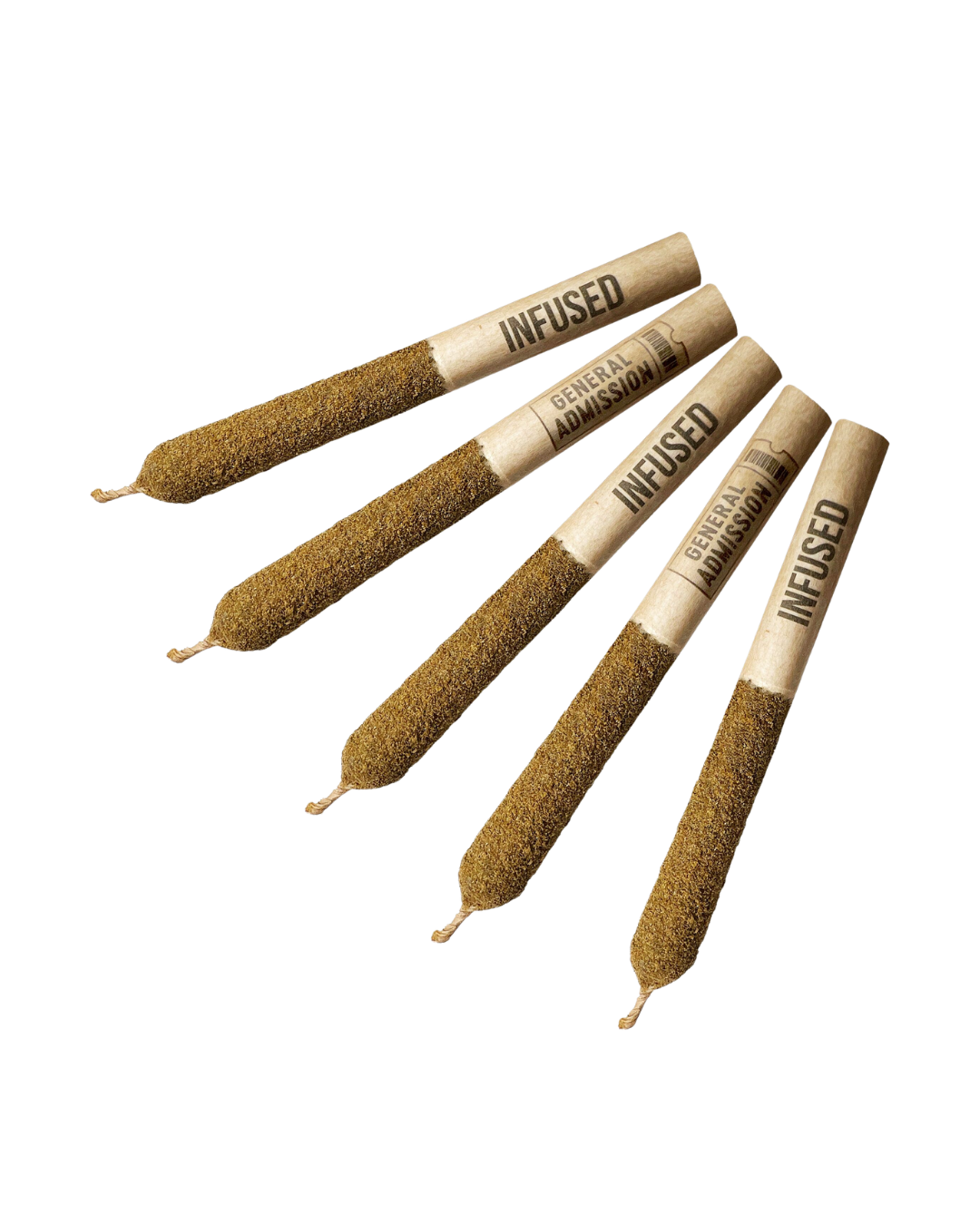 Peach Rizz Distillate and Kief Coated By General Admission