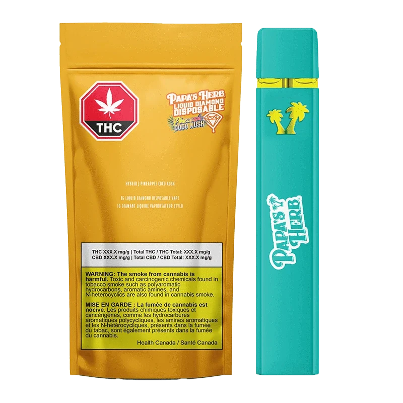 Pineapple Coco Kush Liquid Diamond By Papa's Herb (H)